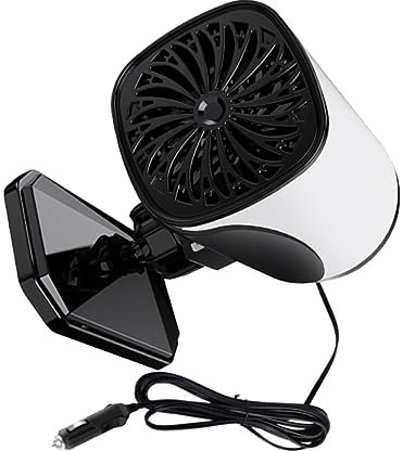 Cabilock Ventilatore Riscaldante per Auto Stufetta Portatile Facile da Installare Design Compatto Rimuove Nebbia e Adatto per Tutti Veicoli