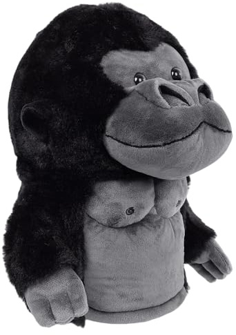 Driver Headcover Funny Golf Headcover Animal Golf Club Head Covers Gorilla Design Black Plush Golfing Gifts for Men Women Golfer Fits up to 460CC Driver Head