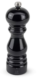 PEUGEOT 23706 Paris Pfeffermühle, Buchenholz, Schwarz lackiert,18 cm