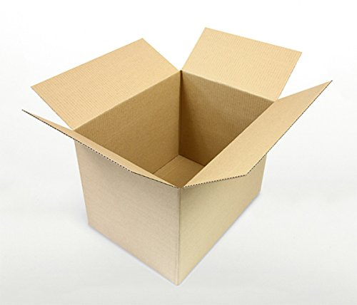 OfficeKing® 500 x Faltkartons 400 x 300 x 300 mm | variable Höhe bei 100 und 200 mm | Marken-Qualität Versandverpackung Versandkarton Karton Kartonverpackung Paket braun