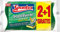 Spontex Estropajos de Fibra con Esponja, 3 estropajos