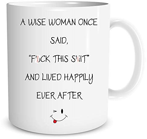Humour Nouveauté Mug Adulte Offensive Sage Femme Citation Cadeau Coupe Céramique WSDMUG23