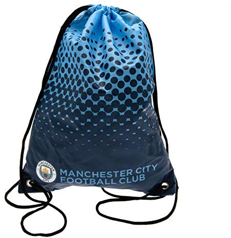 MANCHESTER CITY FC Fade Design Turnbeutel (44 x 33cm) (Blau/Schwarz)