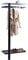 M2 Kollektion Barcelona Wandgarderobe, Metall, B/H/T = 80x190x43cm