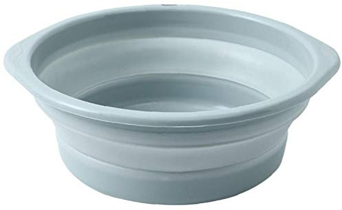 Bol Saladier Pliable Laver Ronde Pliant Lavabo Camping Randonnée Lave-Bassin Container (Petit)