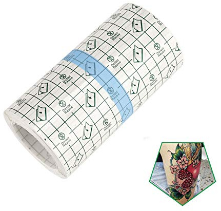 Flatoedu Tattoo Aftercare Bandage Rolle 15,2 cm x 9,1 m – wasserdichte Folie