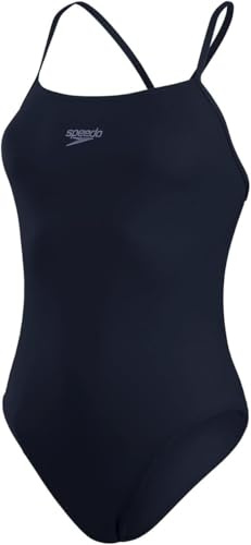 Speedo Damen Eco Endurance+ Thinstrap Einteiliger Badeanzug | Athletische Passform | Klassisches Design | Recyclingmaterial | Chlorbeständig | Besonders flexibel