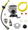 MCHNIC Carburateur avec Bougie, durite de Carburant, kit de Filtre à Carburant pour débroussailleuse Florabest FBS 43 A1, FBK 4 B2 4in1, Parkside PBK 4 A1, PBS 2 A1