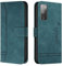 Trugox Handyhülle für Samsung Galaxy S20 FE 5G Hülle Klappbar Klapphülle mit Kartenfach Handytasche Handy Schutzhülle Tasche Leder Wallet Flip Case Slim Book Cover - Blaugrün