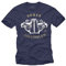 Motorrad T-Shirt für Männer - R100 Boxer Motor - Geschenke für Motorradfahrer Biker Blau XL