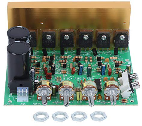 Placa Amplificadora de Potencia 300W Alta Potencia 2.1 Canales Subwoofer Volumen Potenciómetro Módulo Amplificador de Audio