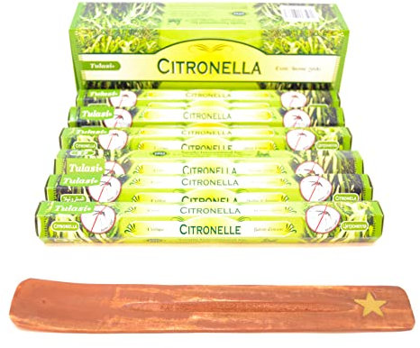 Bastoncini di incenso (citronella) Lemon Grass citronella Anti zanzara bacchette di incenso di Joss 120 Bastoncini di incenso di fragranza