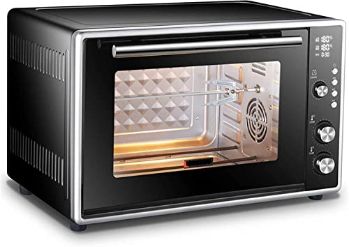 Four à micro-ondes en acier inoxydable de qualité supérieure avec ventilateur à convection - Idéal pour rôtir, cuire au four à micro-ondes - Esthétique et pratique