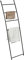 4-Tier Towel Ladder Rack Black Metal Towel Holder Wall Leaning Ladder Shelf for Blankets Scarves and Towels Bar Storage