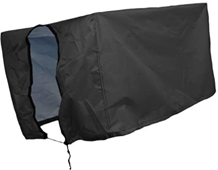 MagiDeal Schutzhülle für Garten, Nutzwagen, Campingwagen, mit Kordelzug, Regenschutz, Schwarz