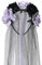 Unicra Costume di Halloween, velo funerario nero, strega, cosplay, fascia gotica per feste e fiori di rosa, ghirlanda messicana, copricapo per donne(nero)