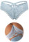 ohmydear String Femme Sexy Chic Hot Tanga Culotte Slip Croisées Creux Out Entrejambe en Coton Dentelle M-L Transparent Panties Strings et Tangas sous-Vêtements