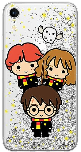 ERT GROUP Handyhülle für Apple iPhone XR Original und offiziell Lizenziertes Harry Potter Muster Harry Potter 239 optimal an die Form des Handy angepasst, mit Glitter Overflow Effekt