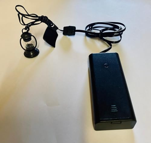 FADEDA Batteriehalter für Stecker 3,5V (ON/Off/Timer) / Höhe:70 cm/handbemalt/detailgetreue Krippen Figuren - Weihnachten Tisch Dekoration Krippe Zubehör