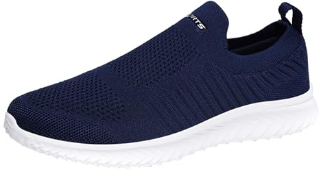 Generisch Slip On Sneaker Herren Damen Ohne Schnürsenkel Turnschuhe Leichte Laufschuhe Atmungsaktive Sportschuhe Jogging Fitness Schuhe Gym Outdoor Walkingschuhe Bequem Freizeitschuhe Outdoor Fitness