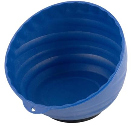 JISADER Gym Chalk Bowl Gym Chalk Storage Container Storage Bowl Chalk Holder for Barbell, Blue