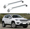 HIOMAQ Auto Dachträger für Jeep Compass 2017-2022, Aluminium Dachgepäckträger Querträger Einfache Installation Verstellbare Zubehör,B