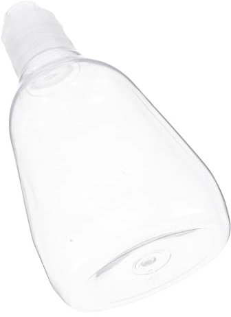 TEMPNAP Klarer Honigspender Deckel Tragbare Quetschflasche für Honig Saucen und Dressings Sauce Flasche für Zuhause Reisen und