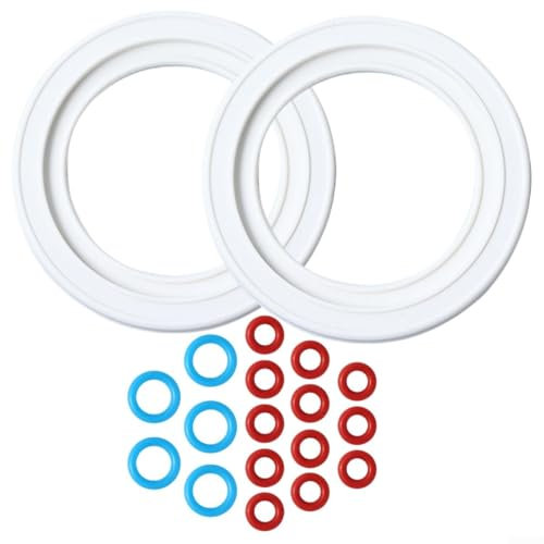 Comprehensive Sealing Kit Includes Silicone O Rings & Steam Rings (Total of 19 Pcs) Designed for Breville Coffee Makers