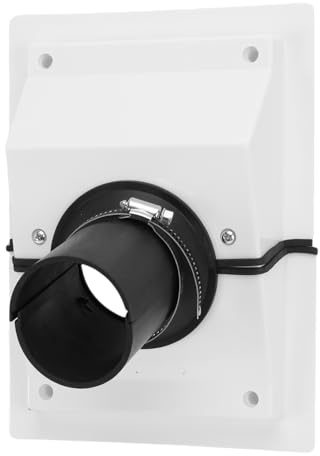 YUEHISY HVAC-Wanddurchführungs-Abdeckungs-Set, Geteiltes AC-Leitungsset, Wandabdeckung für Innen-Außen-Klimaanlage, Einfache Installation (WHITE)