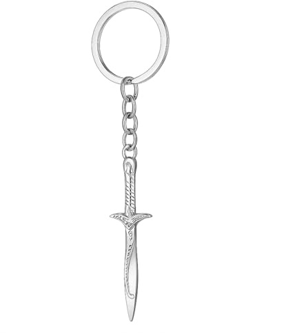Porte-Clés Épée, Porte-Cléf Mystique d'Épée de Sac pour Femmes | Cadeaux de Porte-Clé Cool avec Garde Intricate pour Passionnées de Médiéval et Fantastique
