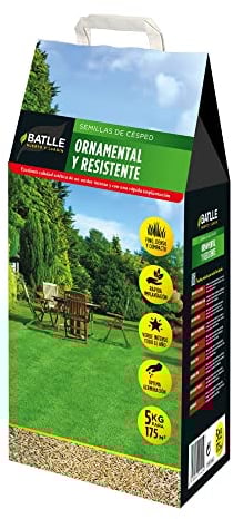 Semillas Batlle Césped Ornamental y Resistente - 5kg