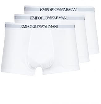 Emporio Armani Herren 111610cc722 underwear, Weiß (Bianco/Bianco/Bianco 16510), S EU