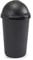 Bullet Bin Recycling Waste Rubbish Cardboard Plastic Disposal Dustbin Flip Top Flap Lid (50 Litre Black)
