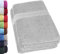 NatureMark 2er Pack DUSCHTÜCHER Premium Qualität 70x140cm DUSCHTUCH Dusch-Handtuch Doppelpack Farbe: Silber grau