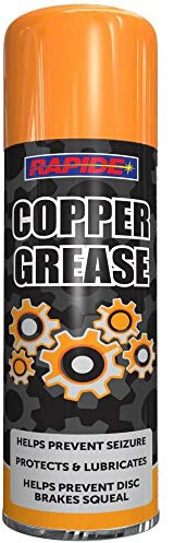 Rapide 300ml Copper Grease Aerosol Spray Lubricant Can Anti Seize Brake Pad Squeal Oil