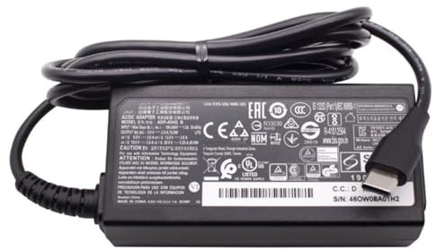AJPARTS UK New Delta USB-C Compatible with HP Pavilion X2 10-N100NA Laptop Notebook 45W AC Adapter Type-C Charger Power Supply 20V 2.25A PSU Adaptor + Power Cord