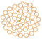 WERFORU Damen Gürtel Mode Taillengürtel O-Ring Kettengürtel Verstellbare Taillenkette Hüftkette für Kleider Gold