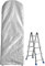 COOSOO Folding Ladder Cover Waterproof Dustproof Ladder Protective Case Polyester Fabric with Drawstring for Folding Ladder Step Ladders Indoor Outdoor Household Multiple Uses Silver50x6.5x174cm