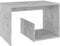Table Basse vidaXL Table de Canapé Bout de Canapé Meuble de Salle de Séjour Salon Intérieur Gris Béton 59x36x38 cm Aggloméré