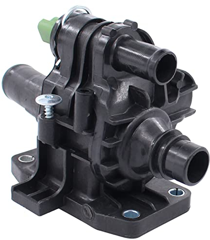 Thermostat Kühlmittel Gehäuse mit Sensor Dichtung für Berlingo C3 C4 C5 Jumpy Xsara Fiesta MK6 Focus MK2 Fusion cmax Scudo Maz-da 2 3 BK R56 R55 206 207 307 308 407 Expert Partner C30 S40 S80 V50 V70