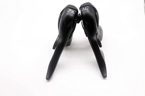 Micronew Schalthebel Dual Control Hebel 2 x 10 Gang Doppelschalter Rennrad Schaltwerk Kompatibel für Shimano STI Hebelset