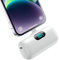 Mini Power Bank für iPhone 5000mAh, Upgrade 15W PD 3.0A Schnellladung, Leicht-Kompakt Powerbank LCD Display Akkupack Kompatibel mit iPhone 14/14 Pro Max/13/13 Pro Max/12/12 Pro/11/XR/X/8/7/6 - Weiß