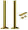 Towel Rail Radiator Pipe Covers & Collars In Gold *Just Snap It*