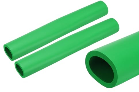 QUARKZMAN 2 Stück 10 Rohrisolierung 28mm ID 1 1/2 Zoll (38mm) OD Schaumstoffschlauch für Griffunterstützung, Grün