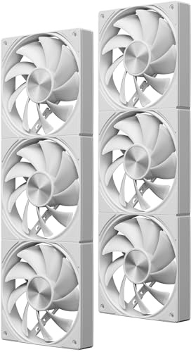 upHere 360mm All-in-One Computer Case Fan with PWM 4-Pin Interface High Performance Cooling Low Noise for Enhanced PC Cooling U3T6