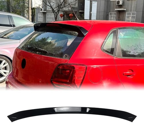 Heckspoilerlippe für VW Polo 6R 6C GTI 2009-2017 schwarz