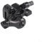 Pinza freno a disco anteriore destro per scooter elettrico con foro di montaggio da 51 mm, include pastiglie freno e accessori (rosso)