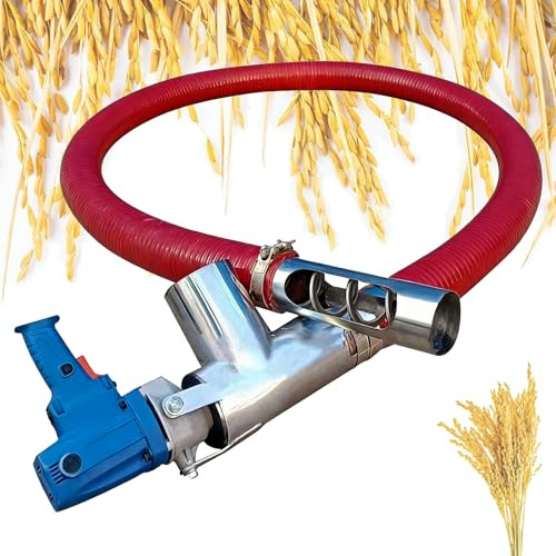 Máquina portátil de succión de granos, máquina alimentadora de tornillo de polvo de cemento de grano de alta resistencia, transportador de tornillo sinfín con alta succión