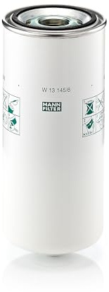 MANN-FILTER, W 13 145/6 Oil Filter | For Trucks & Buses, Highest Filtration Performance, Engine Protection, High Quality Sealing, True OE Engineering