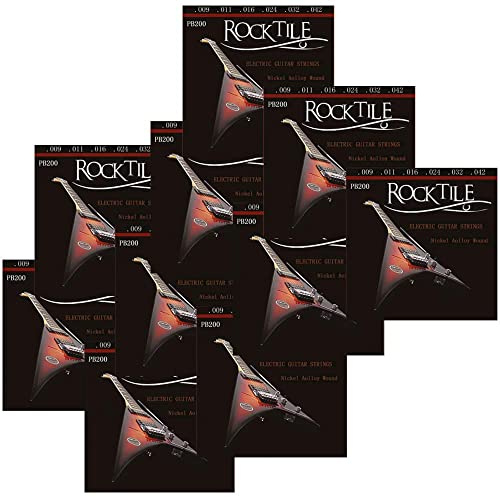 Rocktile Saiten für E-Gitarren Super Light 10er Pack